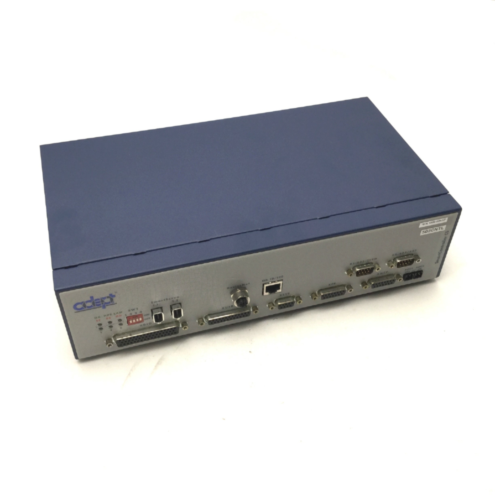 Adept 10000-310 Rev M Robot Smart Controller CS, 24VDC 5A, SmartServo, DeviceNet