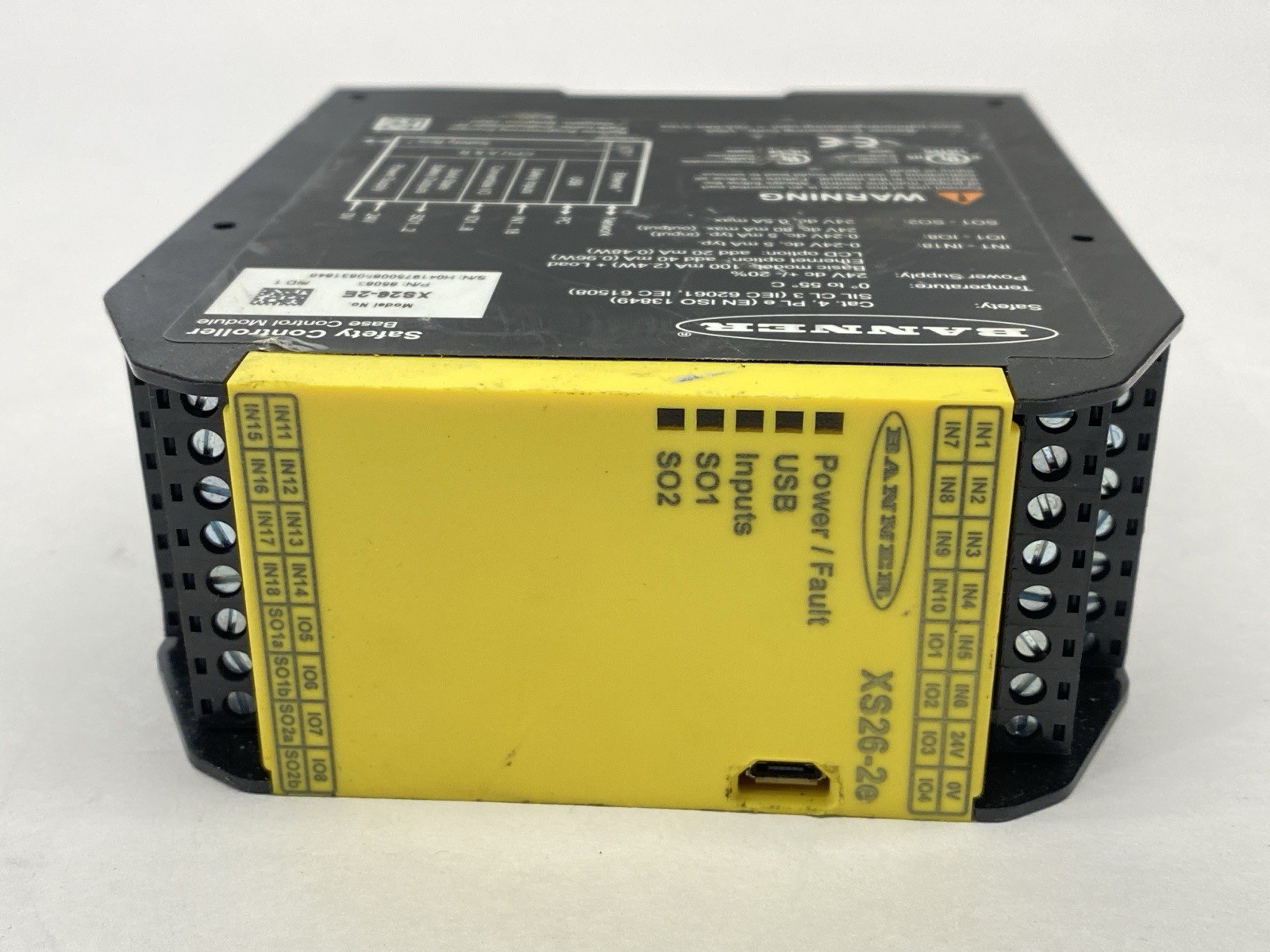 Banner XS26-2E Expandable Safety Controller Base Control Module 85063