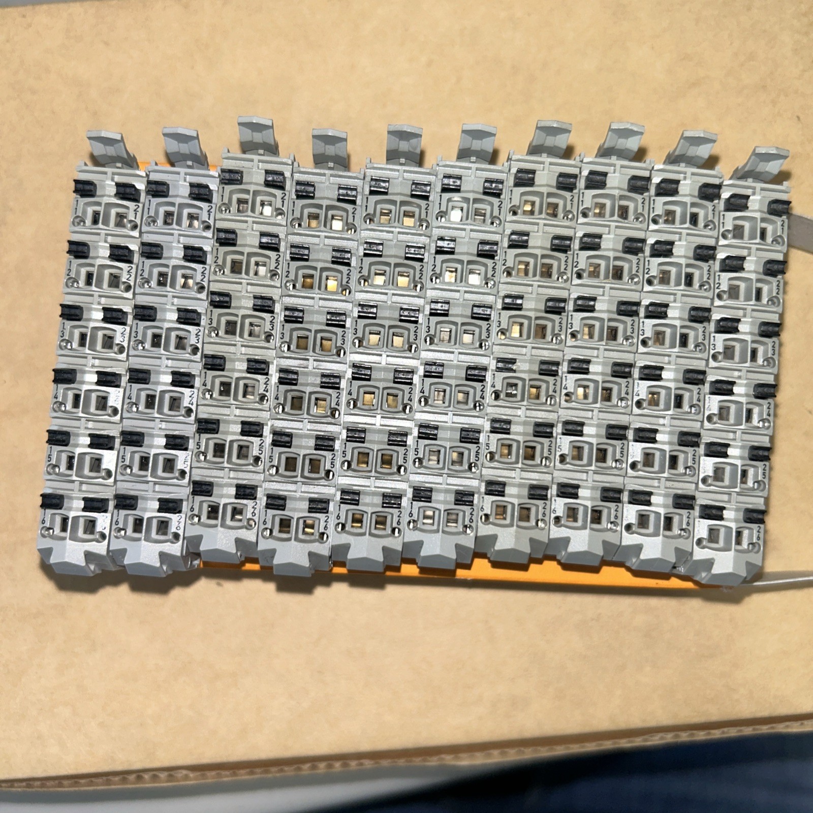 LOT OF 10 B&R X20TB12 TERMINALS FOR X20 SYSTEM