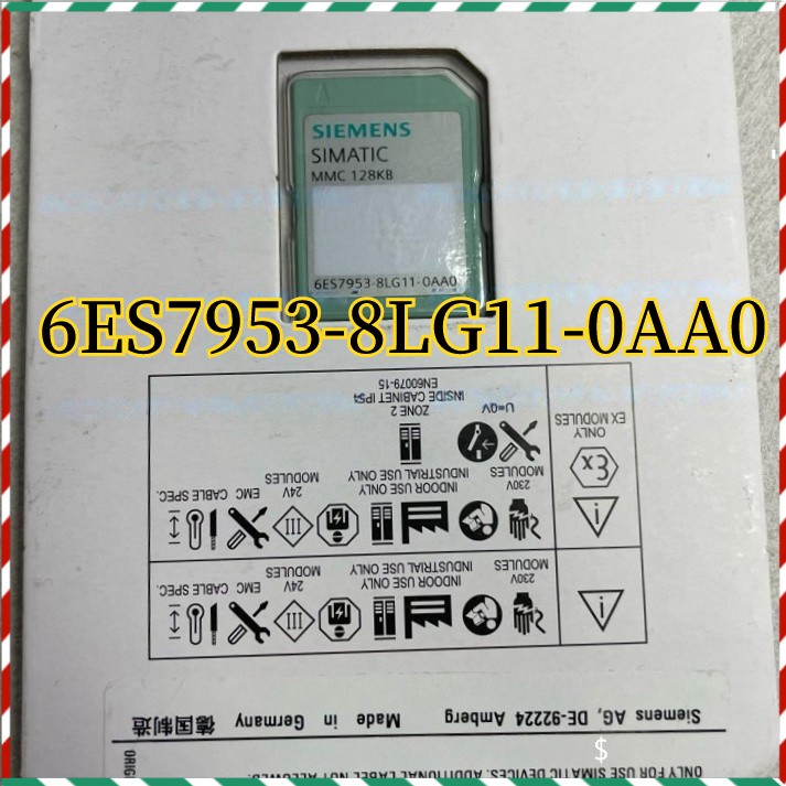 Siemens 6ES7953-8LG11-0AA0 6ES7 953-8LG11-0AA0 New S7-300 128KB MMC Card 1PC