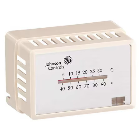 Johnson Controls T-4000-2140 Tstat Cover, Plast, Horizon, W/Thermometer