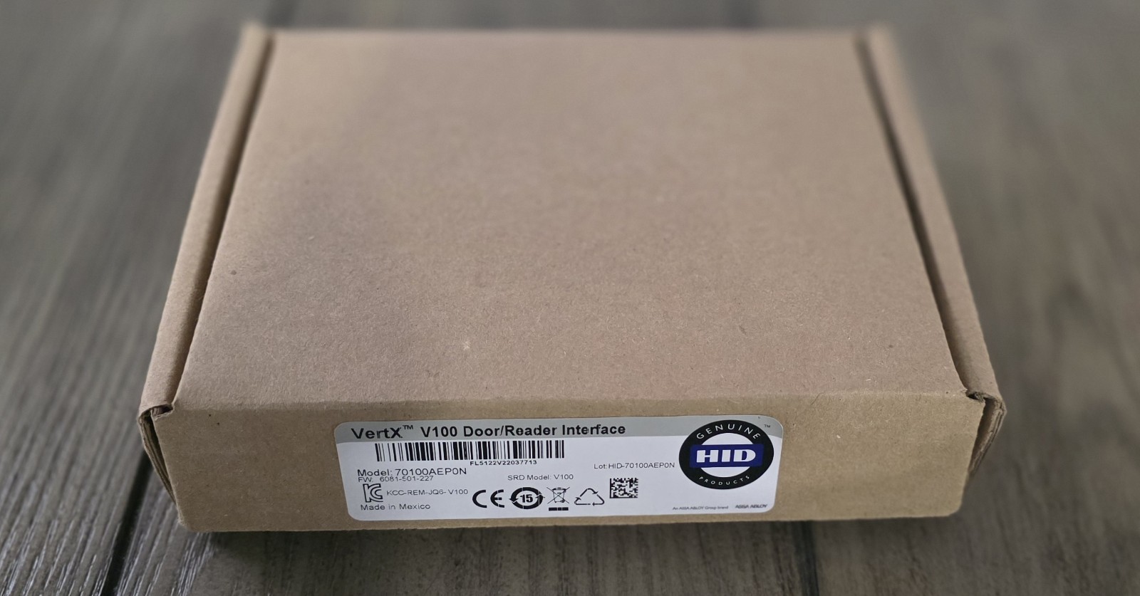 HID VertX V100 70100AEP0N Door/Dual Reader Interface Access Controller