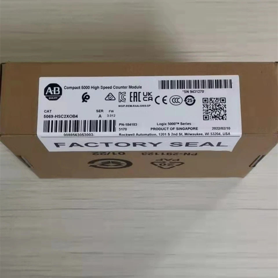 New Allen-Bradley 5069-HSC2XOB4 SER A Compact 5000 High Speed Counter Module