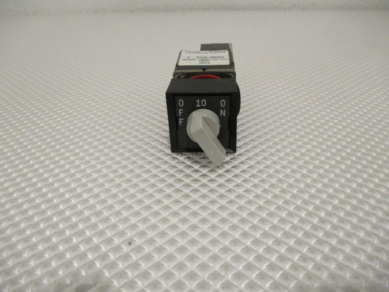 ONE USED LOT OF 2 ALLEN-BRADLEY SELECTOR SWITCH 800MB-HX2B, W/CONTACT 800M-XA
