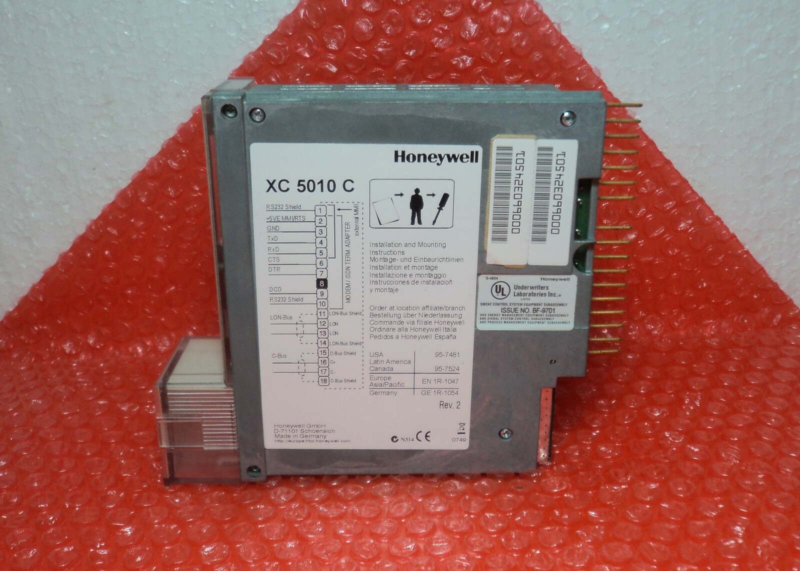 Honeywell R-XC5010C Centra CPU Module XC 5010 C