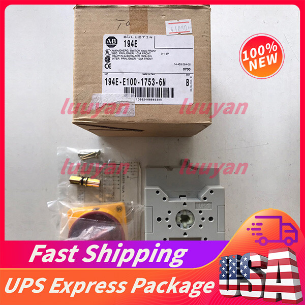 New 194E-E100-1753-6N AB 100 A 194E Load Switch Free Shipping 194EE10017536N
