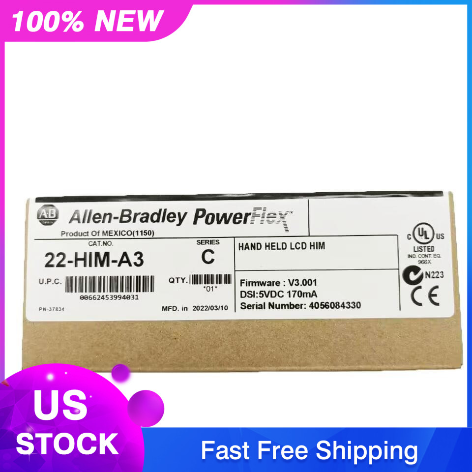 22-HIM-A3 PowerFlex Handheld HIM Brand New AB Factory Seal Box 22HIMA3