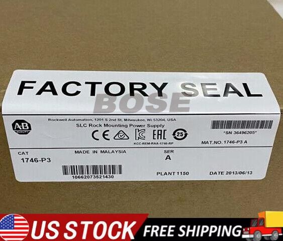 1 PCS New Sealed AB 1746-P3 1746P3 SLC 500 Power Supply Module In Box In Stock