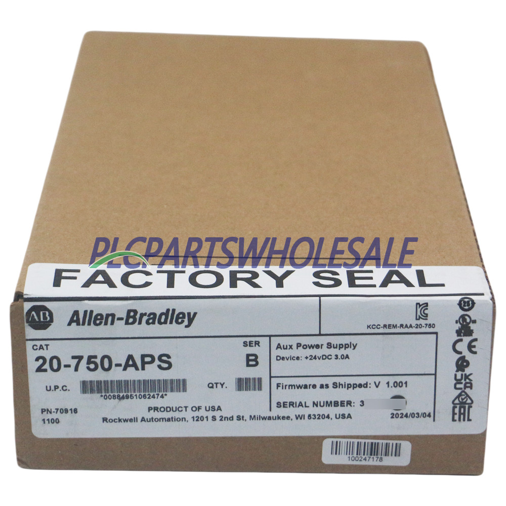 New Factory Allen-Bradley 20-750-APS Auxiliary Power Supply PowerFlex 750