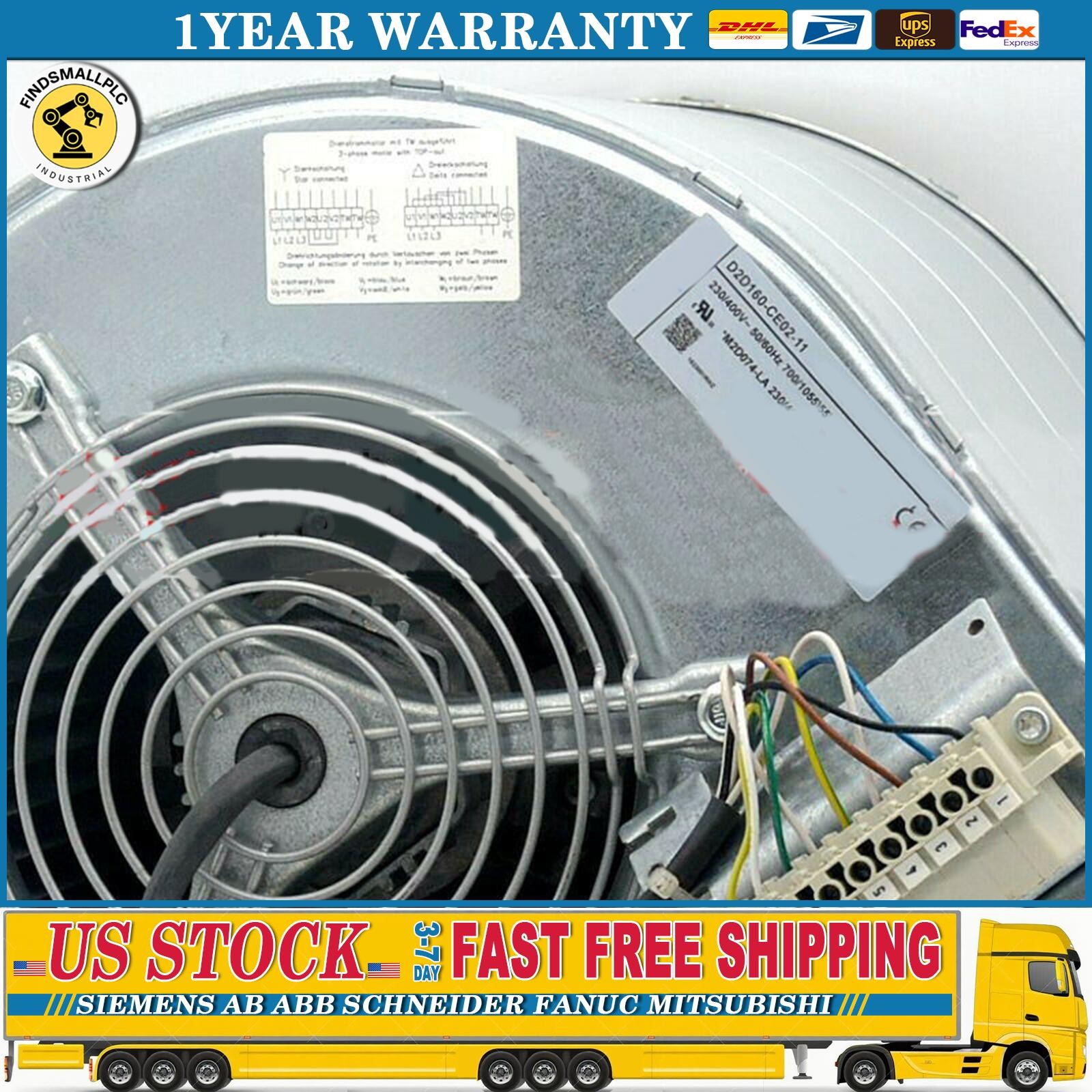 1pc New Siemens Inverter Fan D2D160-CE02-11 230/400V 700W Fast Shipping