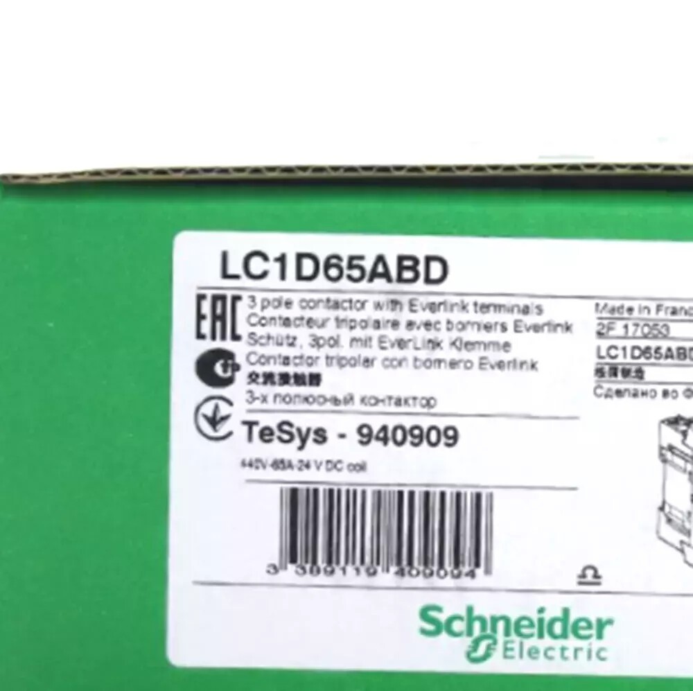 1PC Schneider LC1D65ABD Contactor 65A New In Box Fast Shipping