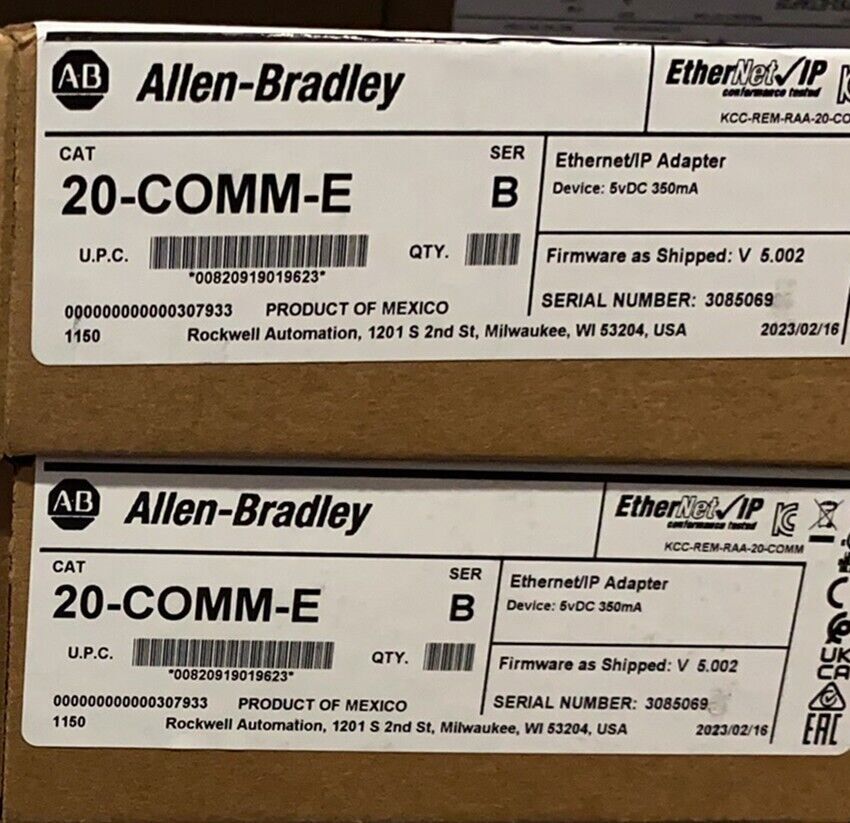 2022 New SEALED Allen Bradley 20-COMM-E /B ENet/IP to DPI Communication 20COMME