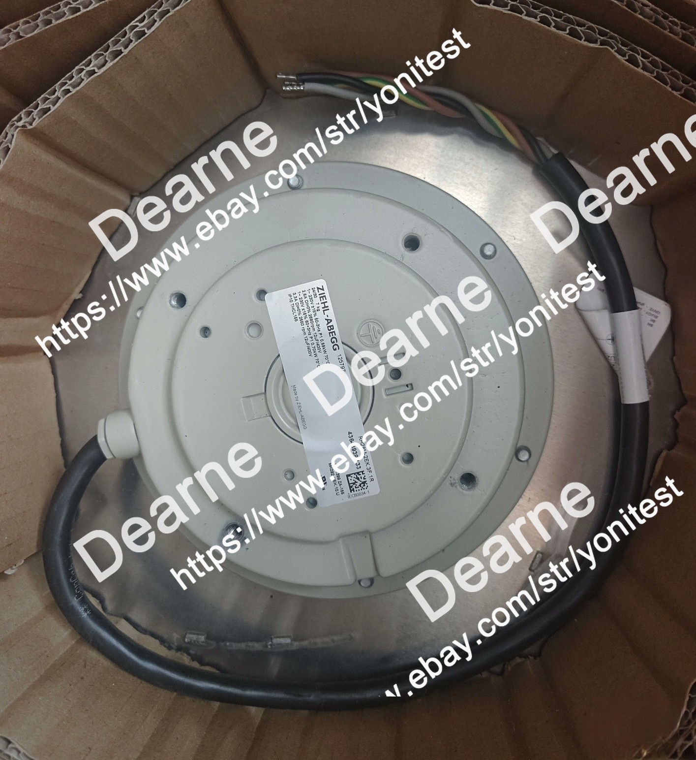 New In Box ZIEHL-ABEGG RH28M-2EK.3F.1R Centrifugal Fan for Siemens 6ES70 Series