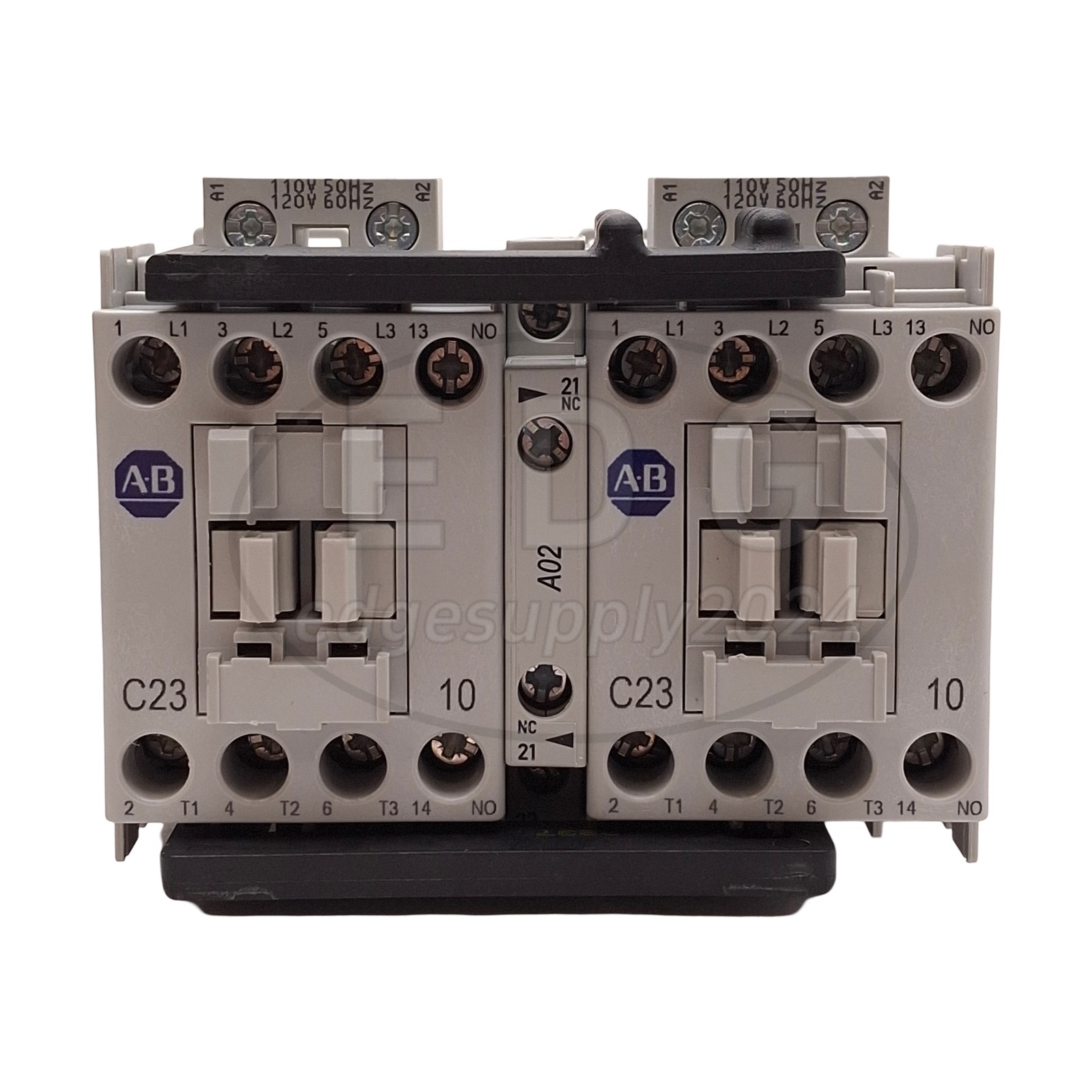 NEW AllenBradley 104-C23D22 IEC Reversing Contactor 3-Pole 2NO+2NC,23A400VAC11kW