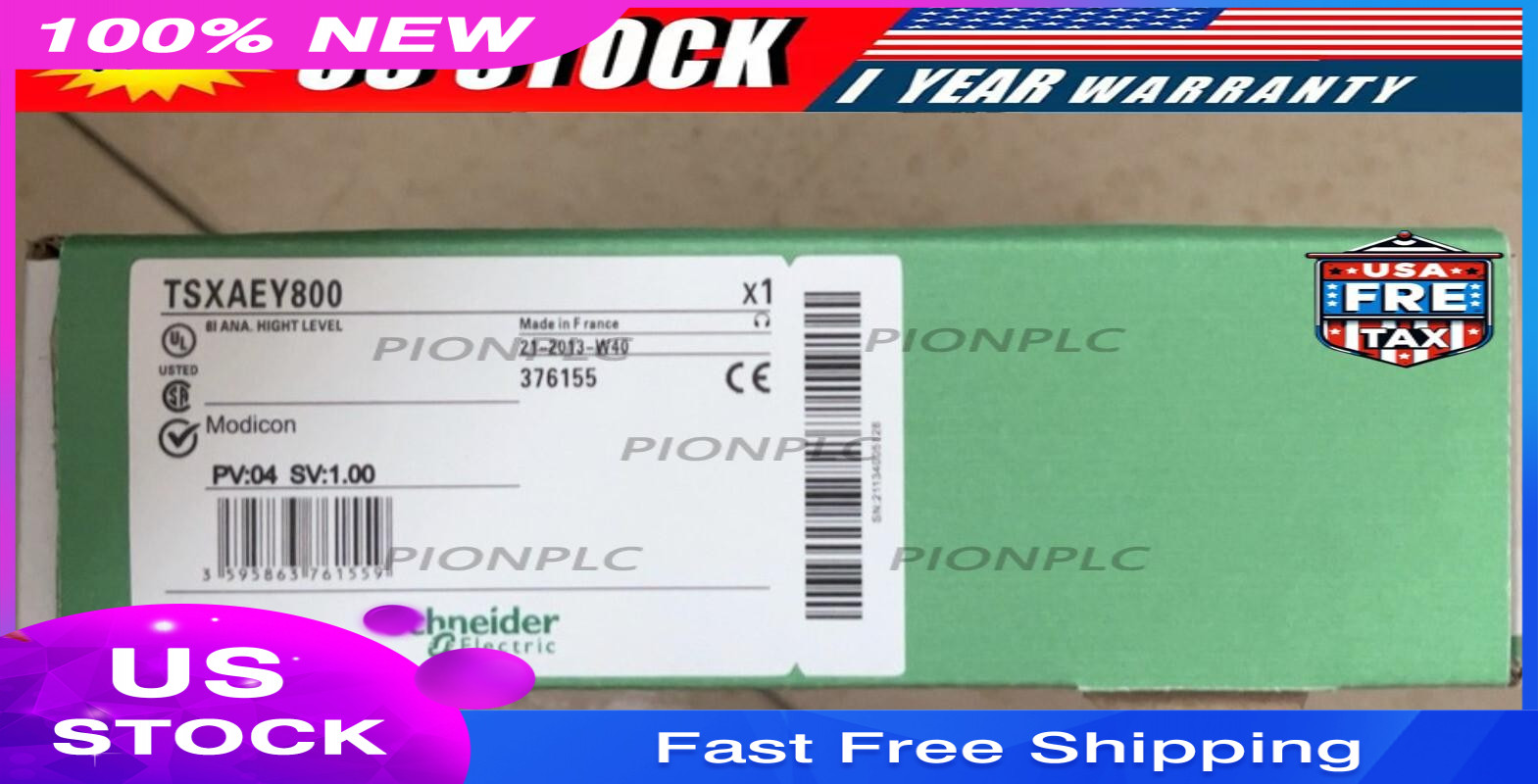 1PC New Schneider TSXAEY800 PLC Module Fast Shipping