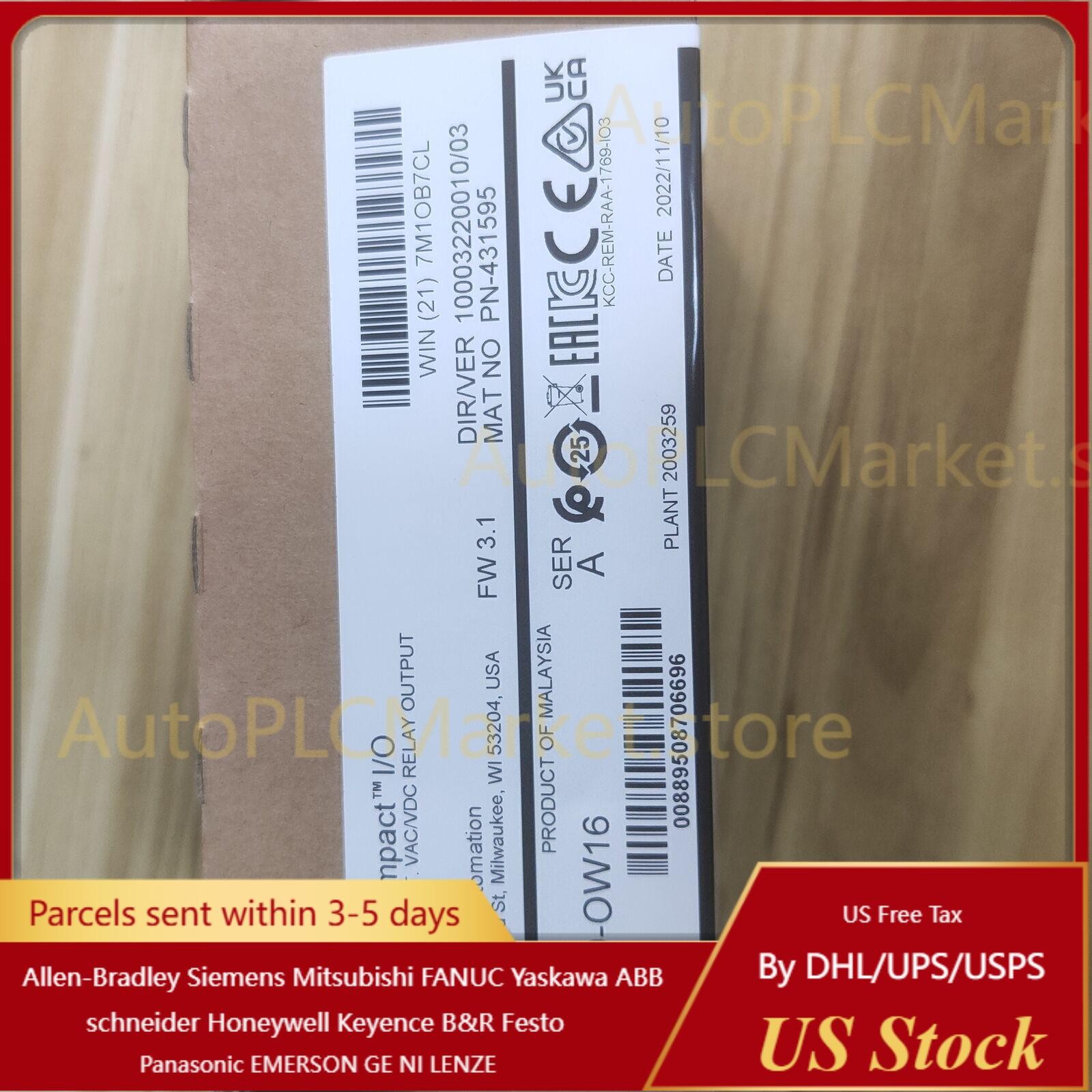 New Sealed Allen-Bradley 1769-OW16 CompactLogix Relay Output Module US Free Tax