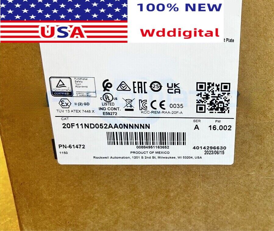 New Factory Sealed Allen-Bradley 20F11ND052AA0NNNNN 753 AC Drive Fast delivery