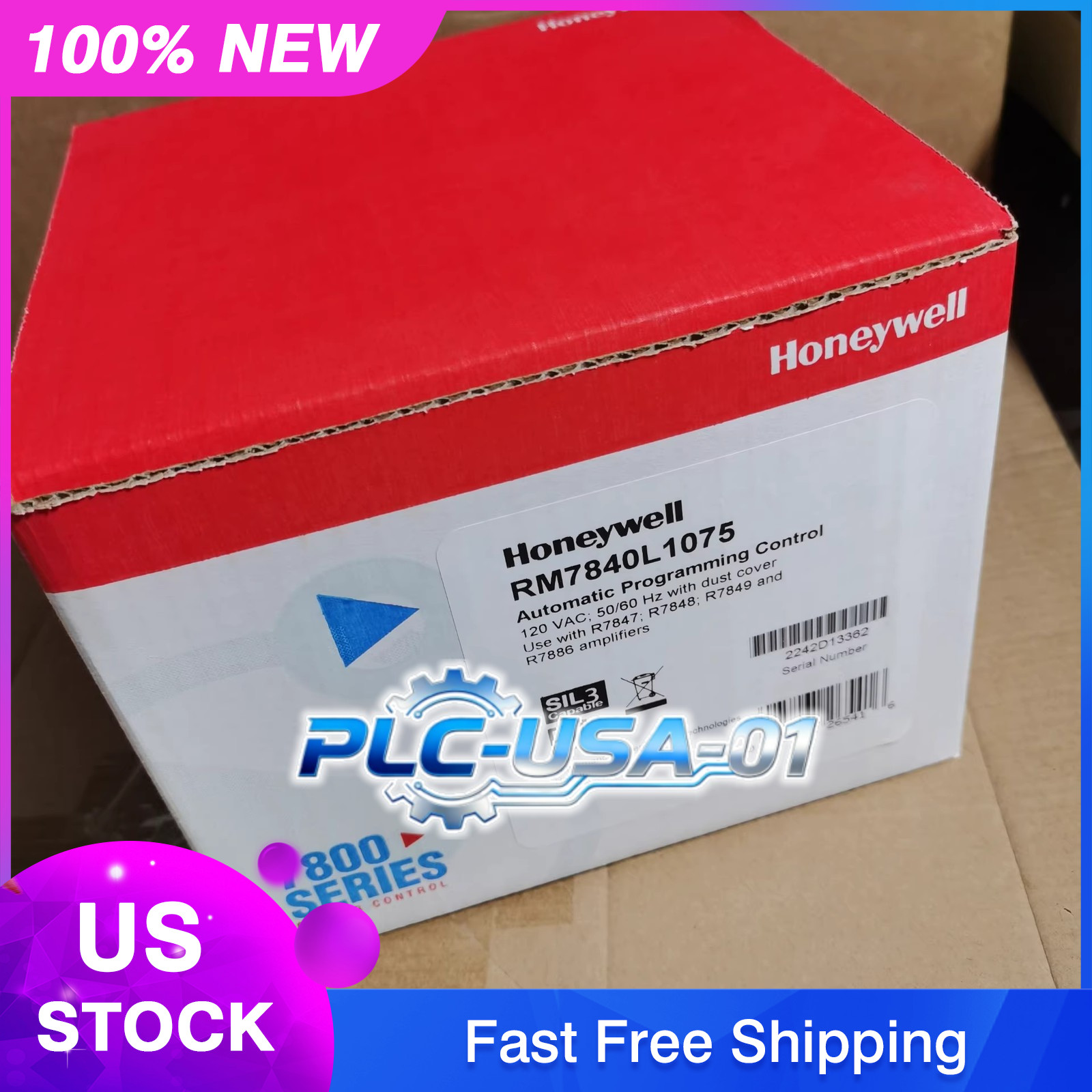 RM7840L1075 1PCS New Honeywell RM7840L 1075 Burner Control Fast Shipping