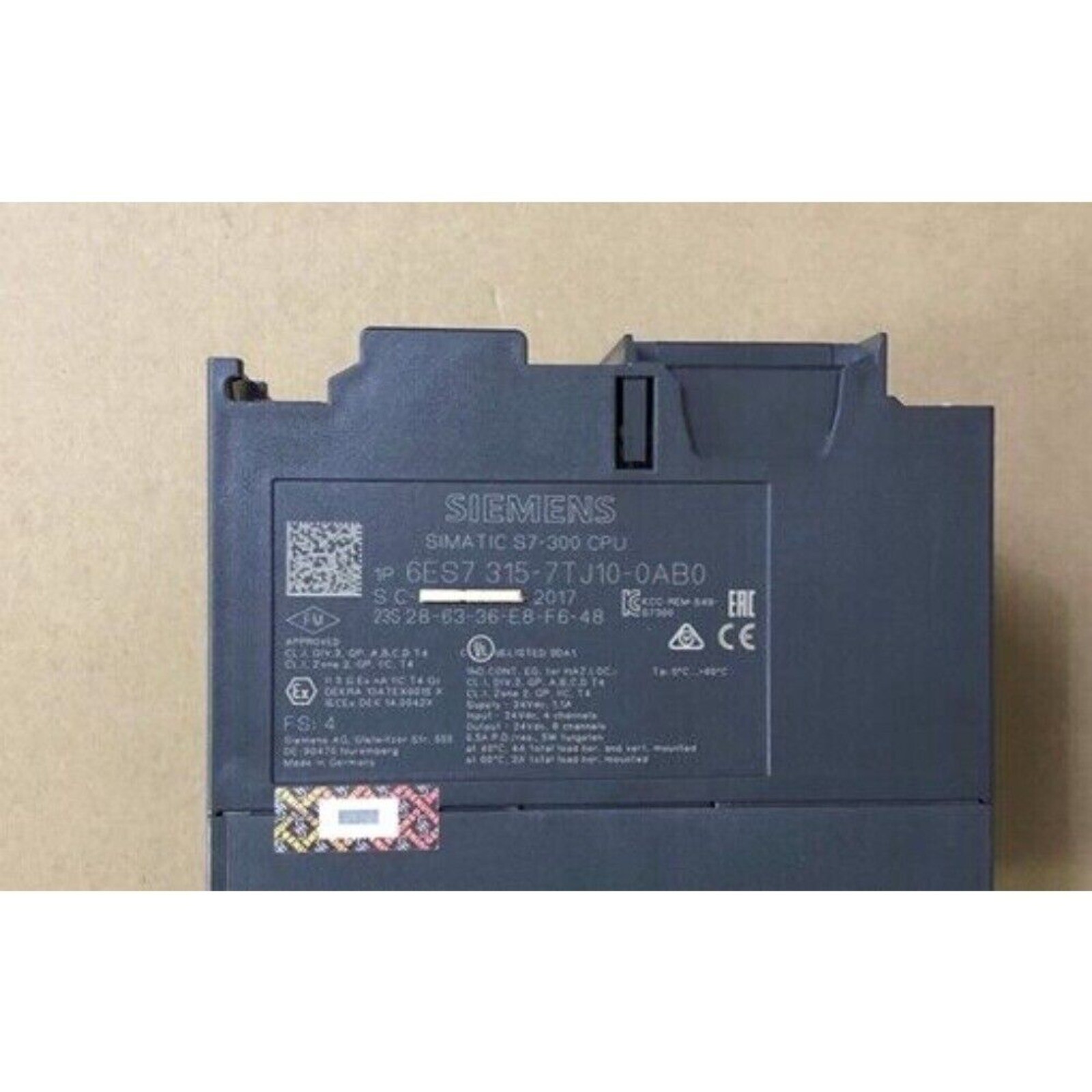 New Siemens S7-300 CPU 315T-3 PN/DP 6ES7315-7TJ10-0AB0 6ES73157TJ100AB0