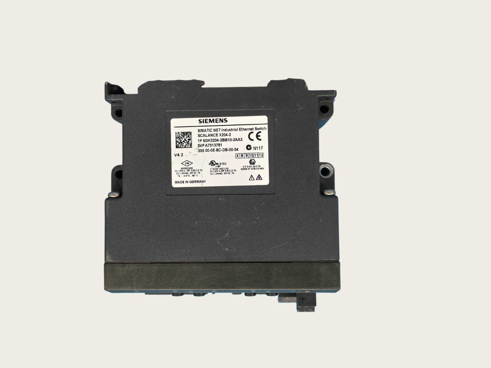 SIEMENS SCALANCE X204-2 1P 6GK5204-2BB10-2AA3 SIMATIC Ethernet Switch