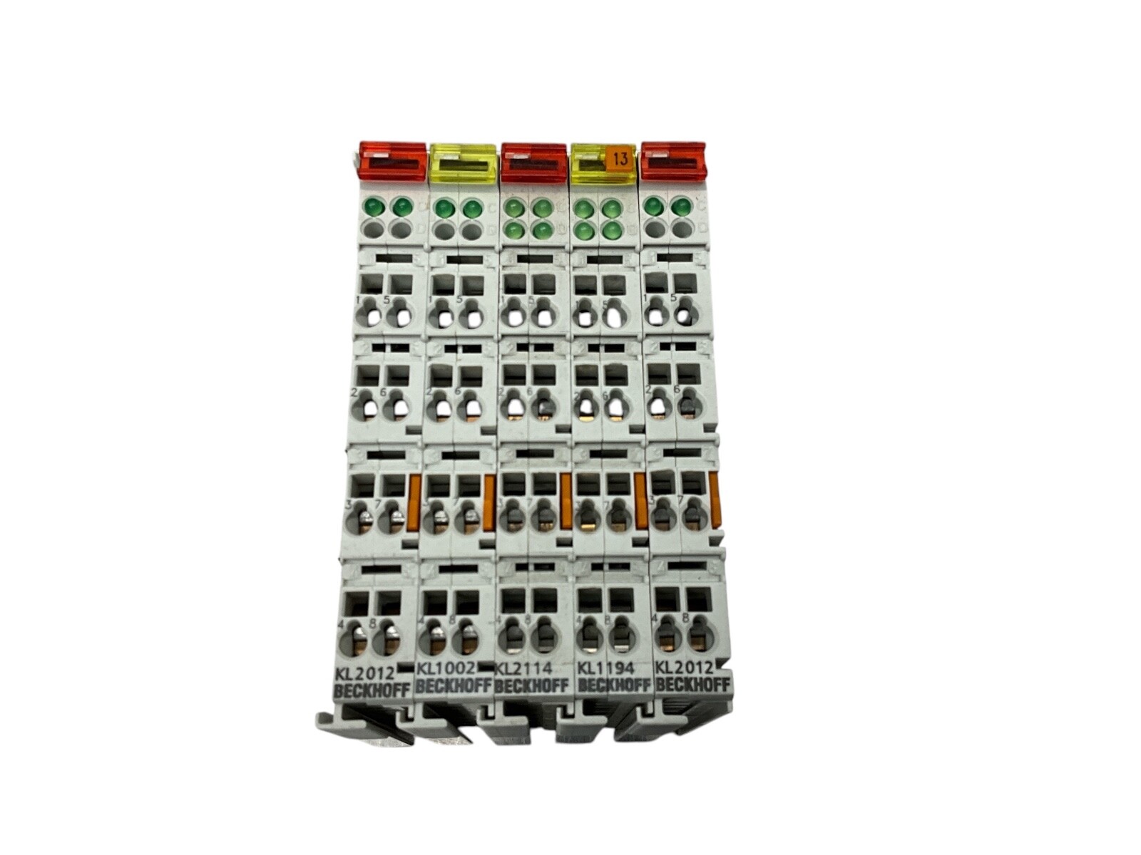 LOT OF 5 BECKHOFF KL2012-1194-2114-1002-2012 8x Digital Input Module