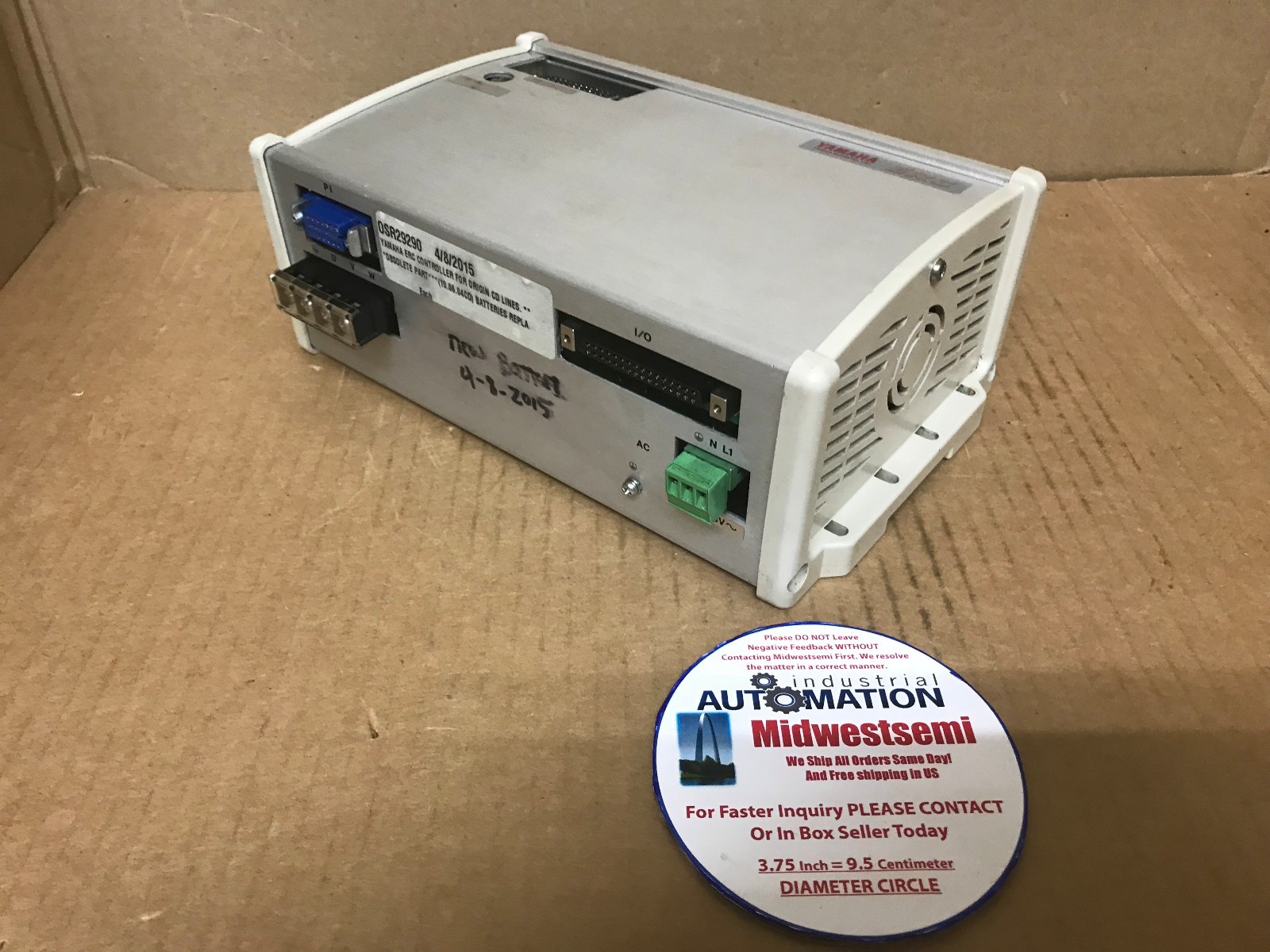 KR2-8Y0266 YAMAHA ERC 0SR29290 SINGLE AXIS ROBOT CONTROLLER OSR29290 SHIPSAMEDAY