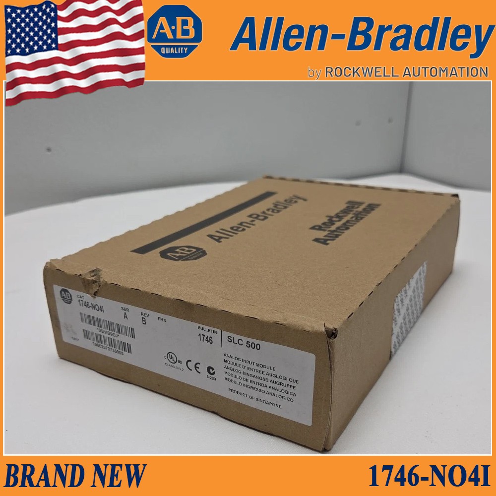 Factory Sealed AB 1746-NO4I SER A SLC 500 Analog Ouput Module US Same Day Ship