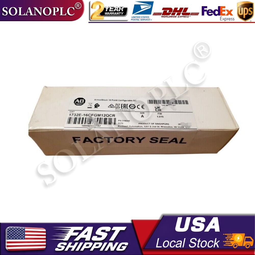 AB 1732E-16CFGM12QCR Allen-Bradley Armor Block Factory Sealed Box US Free Tax