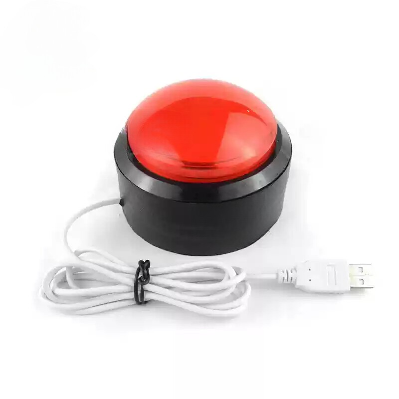 Equipped with a illuminated lottery button buzzer USB connector