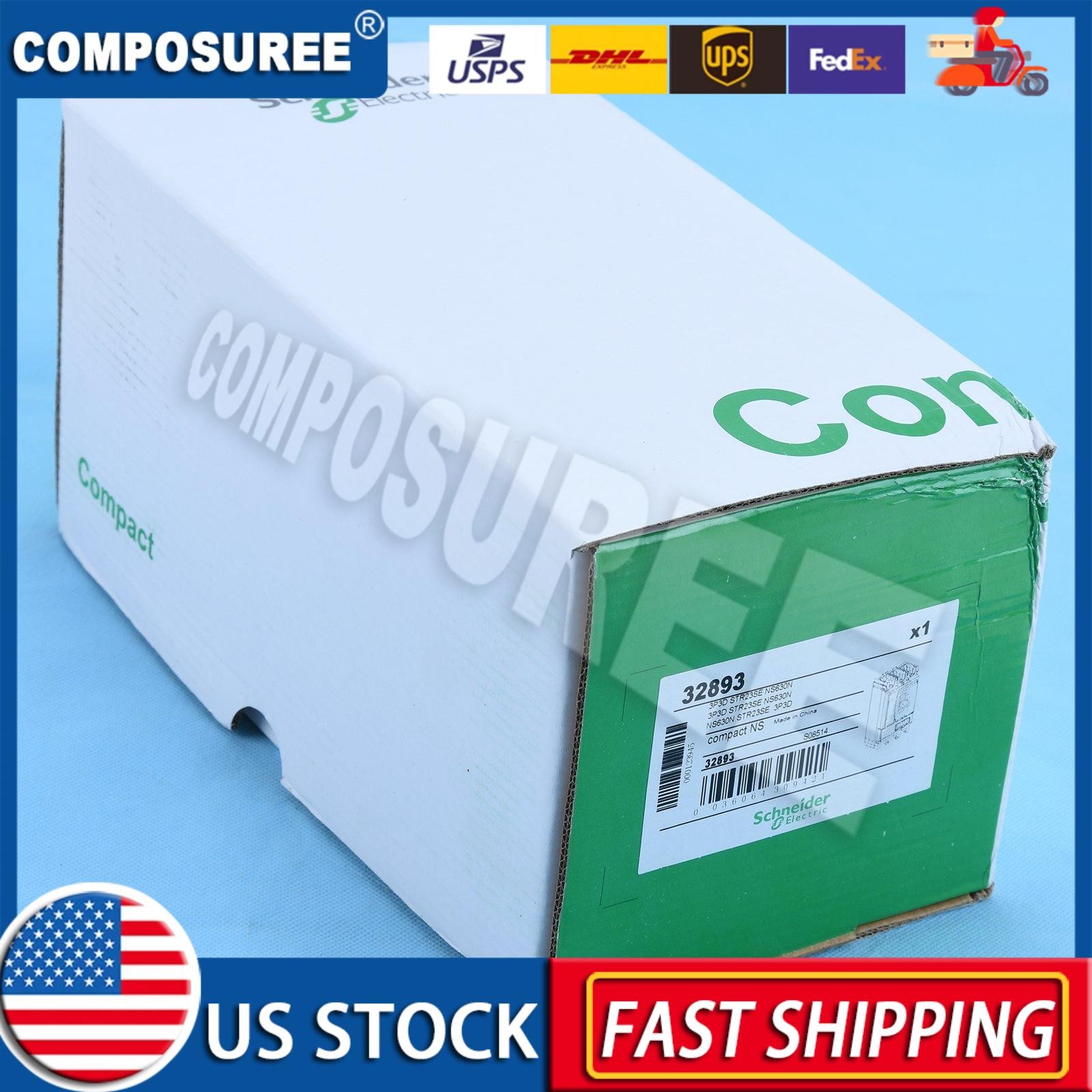 IPC New Schneider NS630N 3P 630A STR23SE Breaker Expedited Shipping