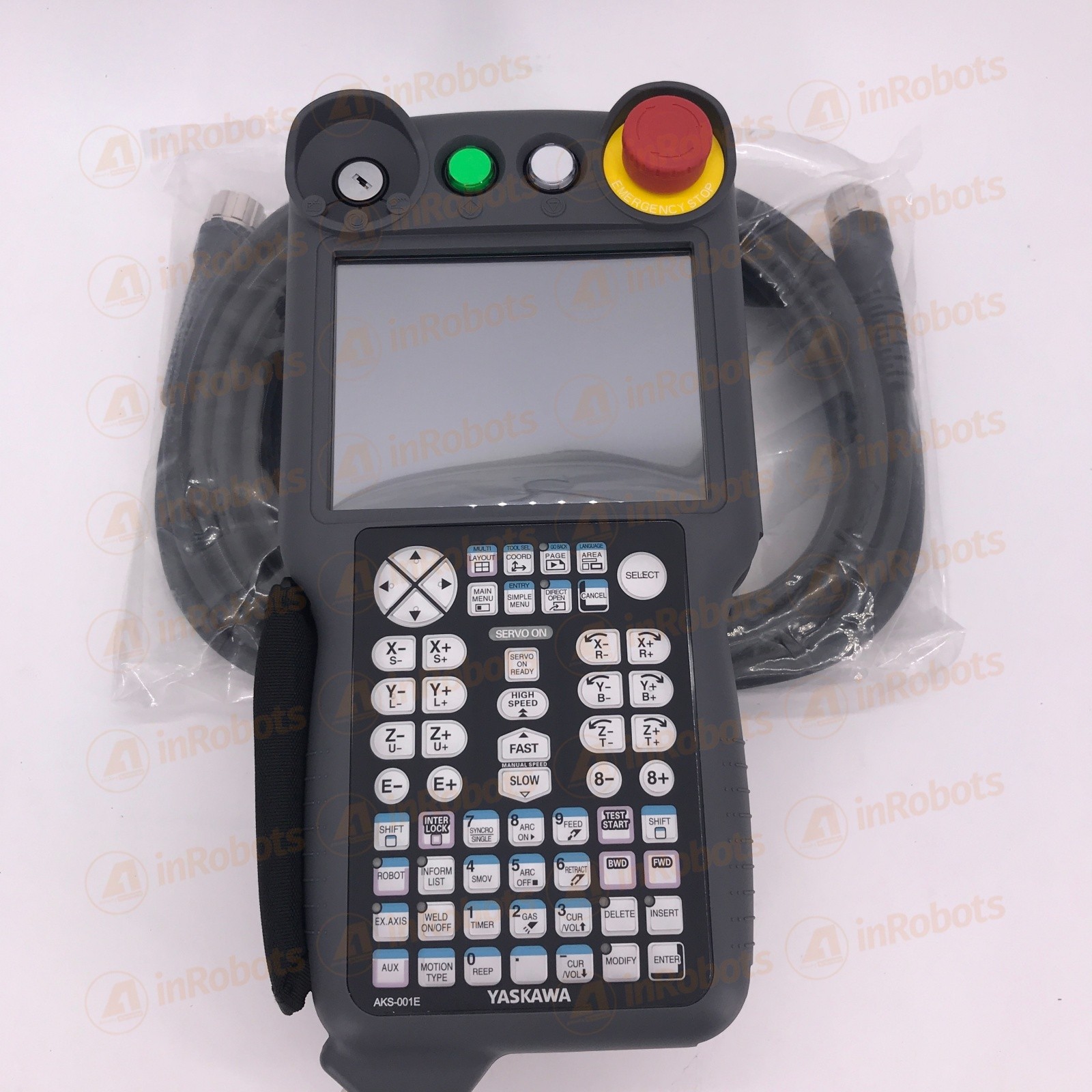 Yaskawa JZRCR-APP01-1 Robot Teach Pendant for YRC1000 Controller 8M Cable