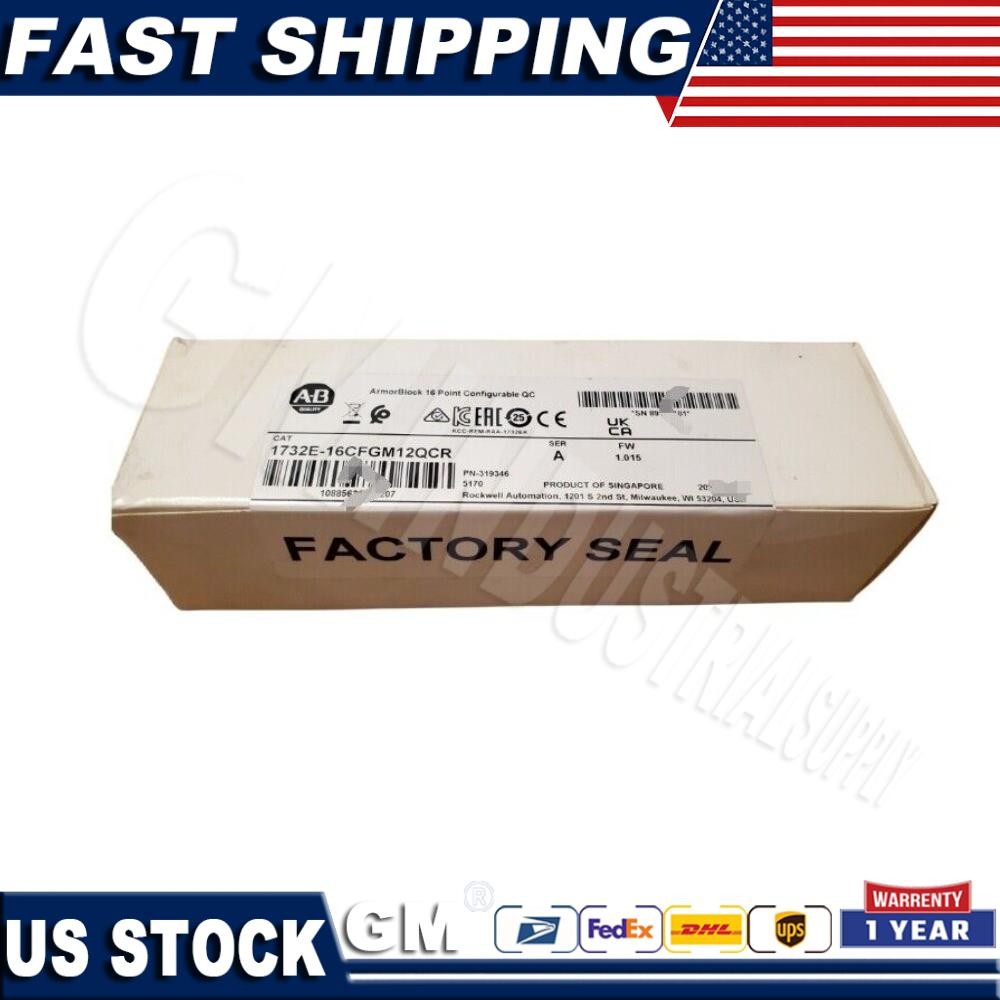 AB 1732E-16CFGM12QCR Allen-Bradley Armor Block Factory Sealed Box US Free Tax