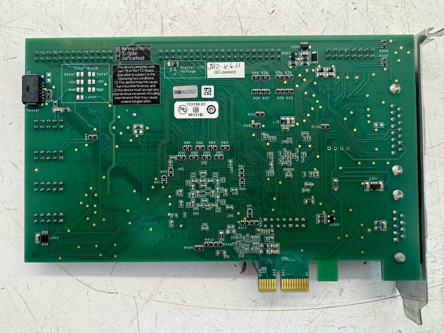 SCANDEAD 133036 Marking on the Fly Interface Board FedEx Power-On Tested Used
