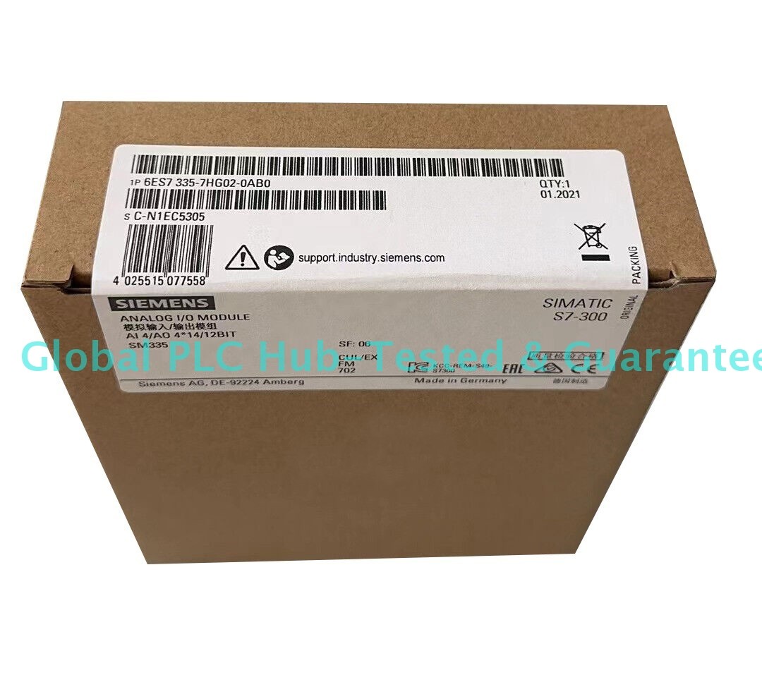 6ES7335-7HG02-0AB0 New Sealed Siemens SIMATIC S7-300 PLC 6ES7 335-7HG02-0AB0