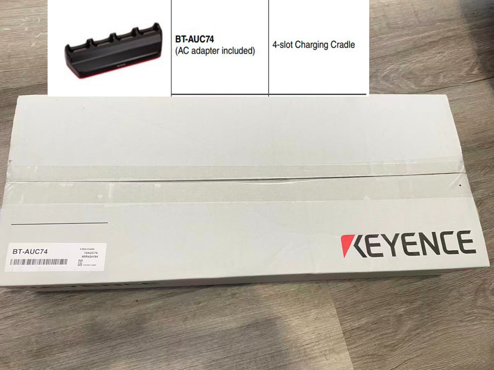 KEYENCE BT-AUC74 series 4 charger Brand New