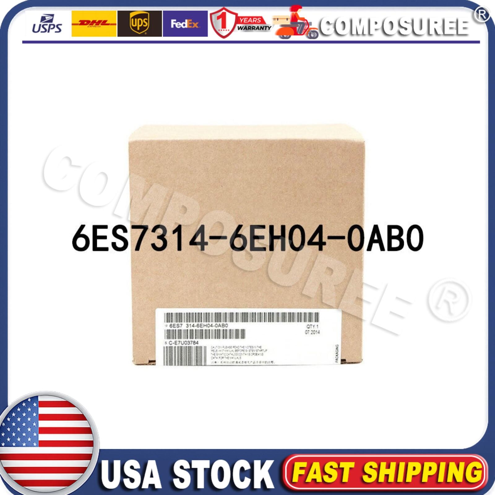 New Siemens S7-300, CPU 314C-2PN/DP 6ES7314-6EH04-0AB0 6ES73146EH040AB0