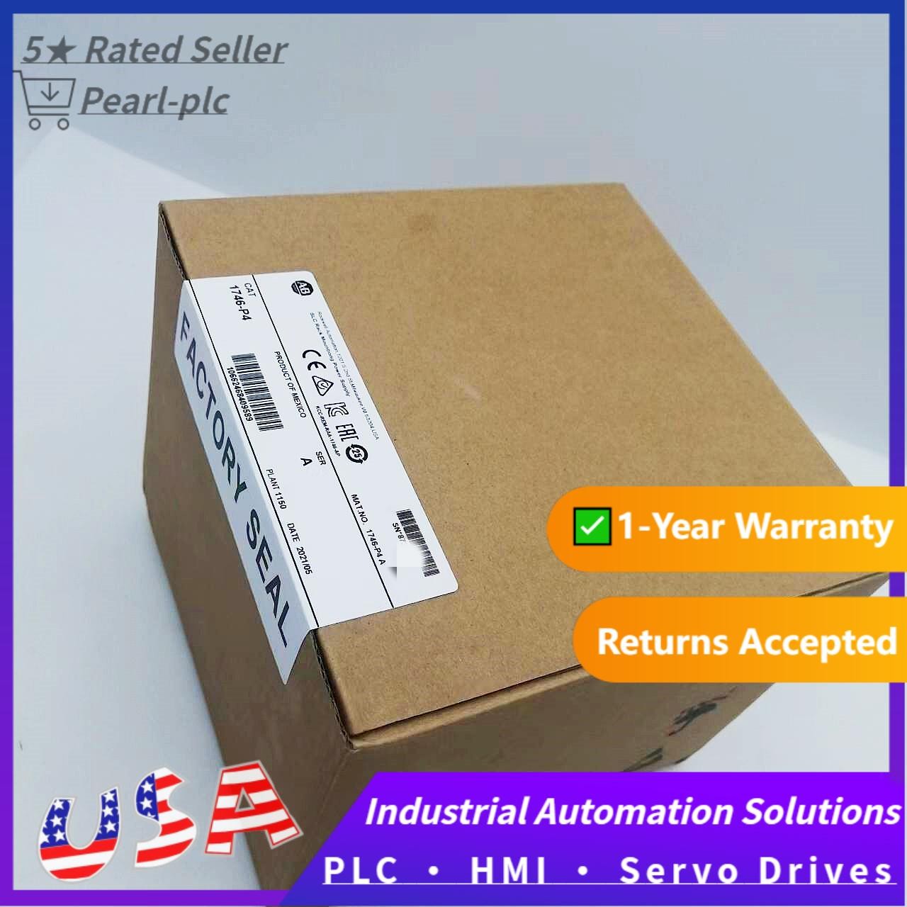 1746P4 Allen-Bradley 1746-P4 SLC 500 Power Supply Module New Sealed US Free Tax