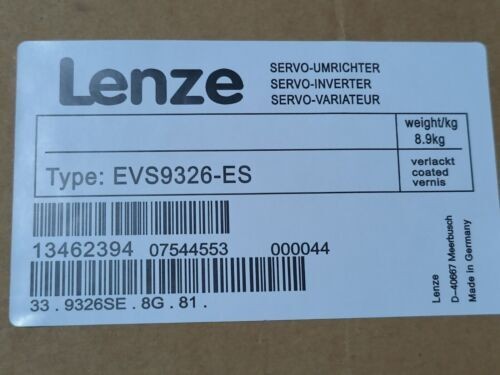 EVS9326-ES NEW LENZE EVS9326ES SERVO INVERTER