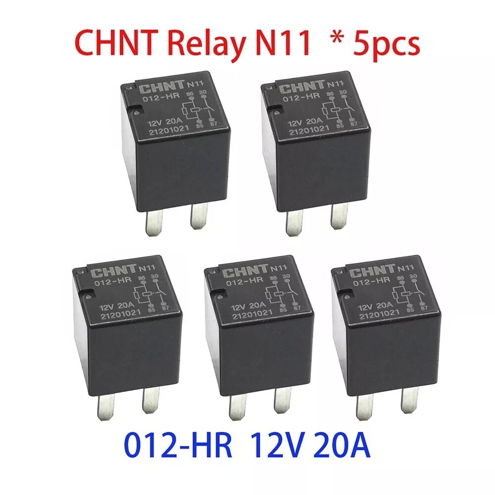 5pcs For CHINT N11 012-HR CHNT Relay 12v 20A 4 pin CF motor Free delivery