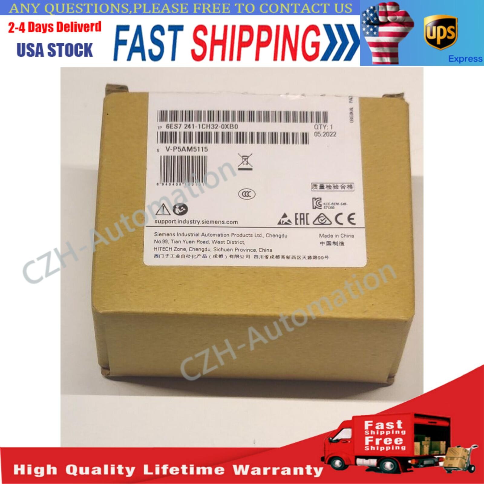 New Siemens 6ES7 241-1CH32-0XB0 6ES7241-1CH32-0XB0 SIMATIC CM 1241 US FREE TAX