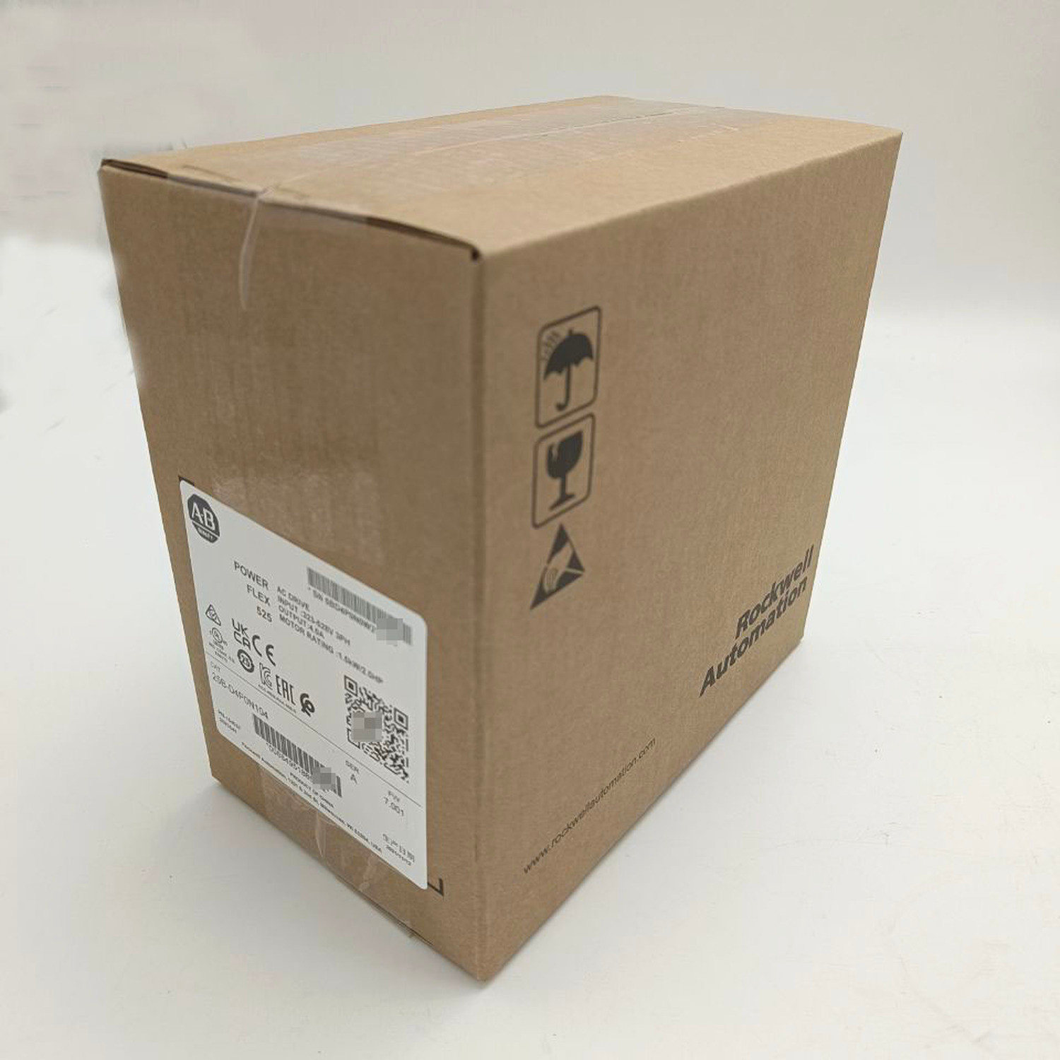 Sealed New Allen Bradley 25B-D4P0N104 PowerFlex 525 1.5kW (2Hp) AC Drive