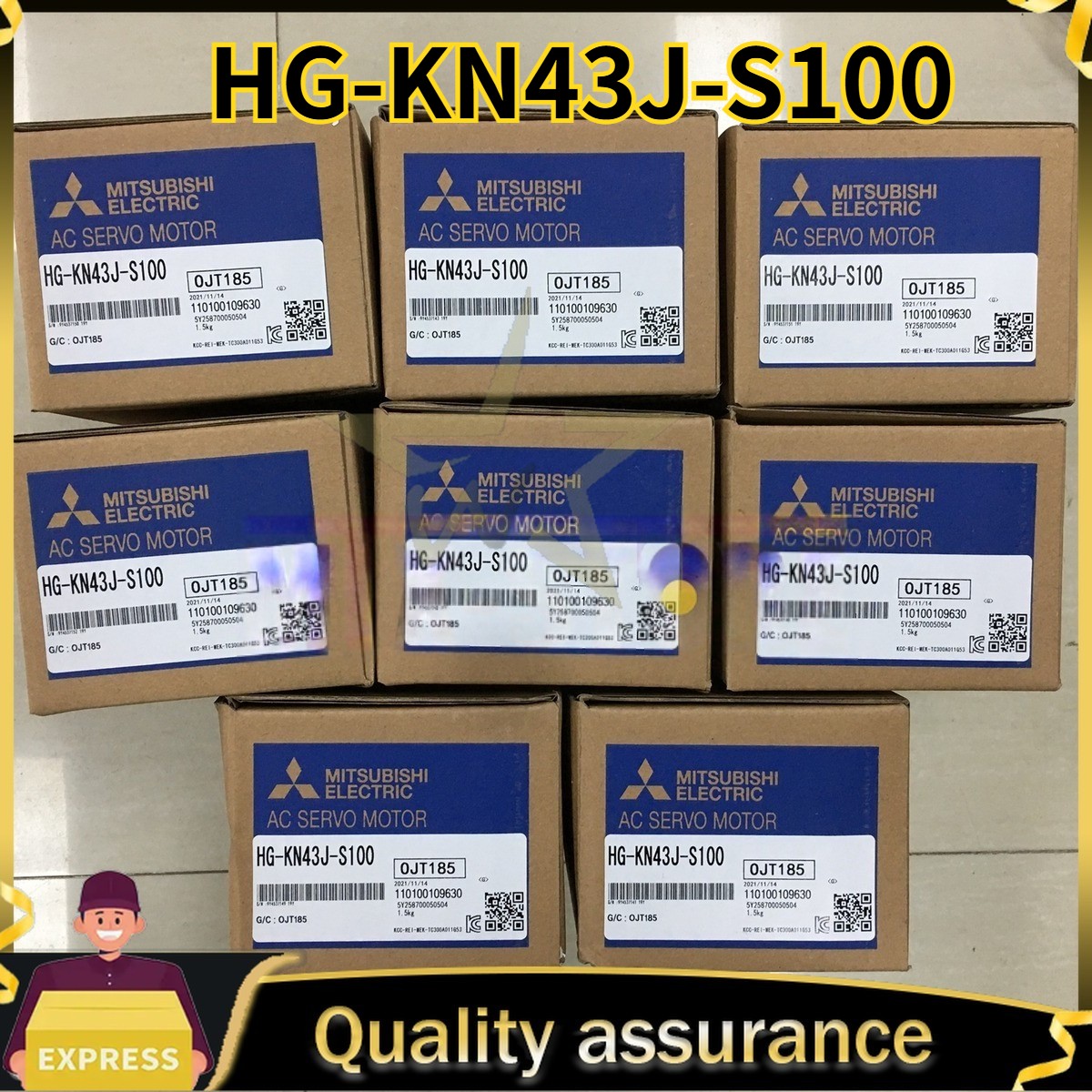 HG-KN43J-S100 1pcs Brand New Mitsubishi Servo Motor Original Quality Goods