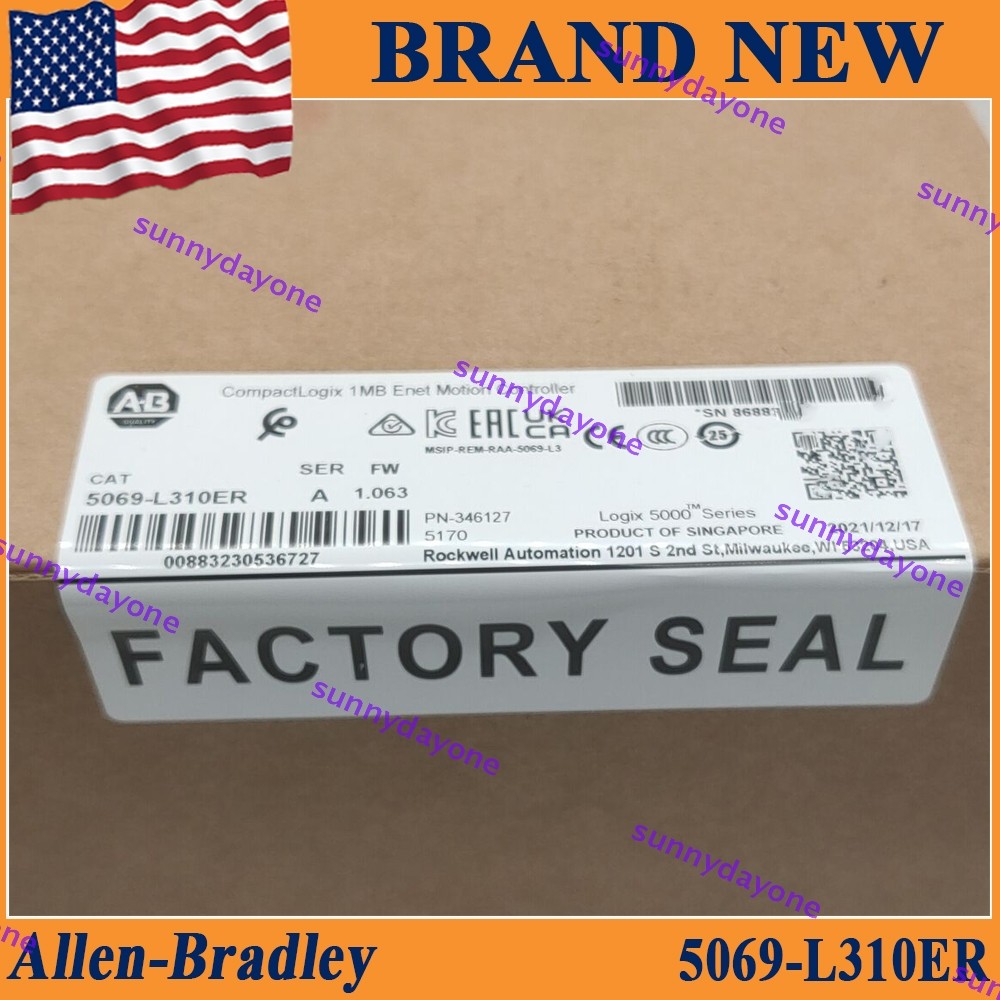 5069-L310ER Series A CompactLogix 5380 1MB Enet Motion Controller New Sealed DHL