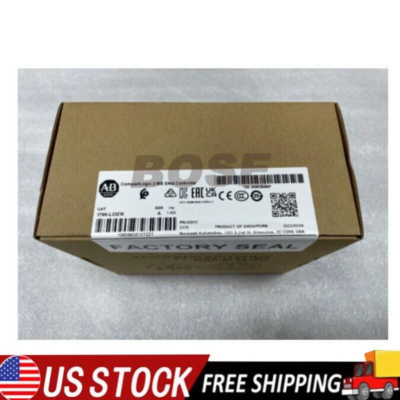 AB 1769-L33ER / A CompactLogix 2MB Enet Controller 1769L33ER New Factory Sealed