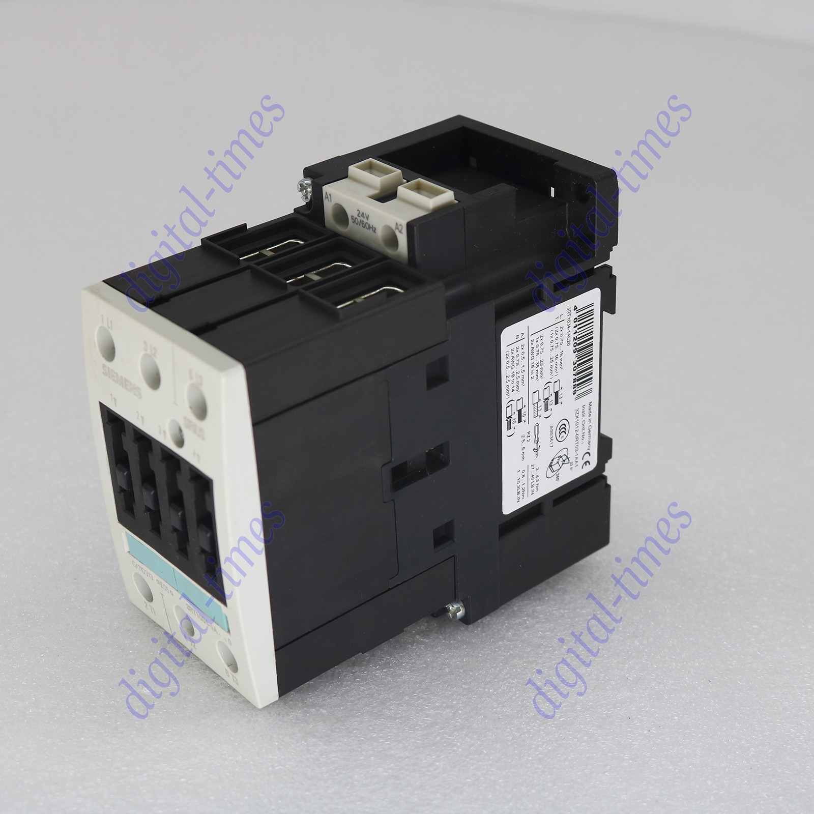 NEW SIEMENS ONE Sirius 3RT1034-1AC20 3RT10341AC20 AC-3 24V 3P S2 Contactor