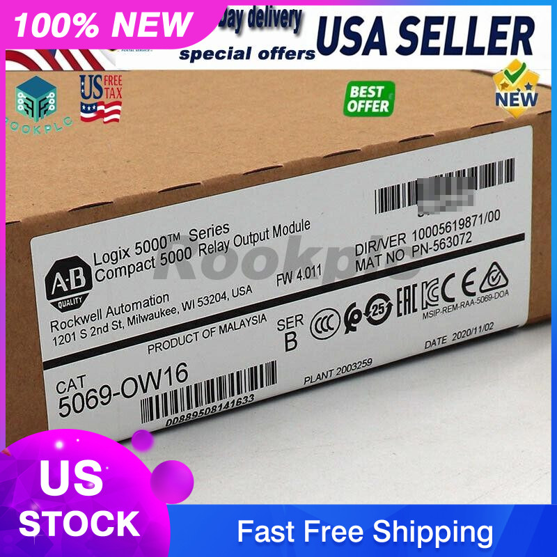 Allen Bradley AB 5069-OW16 Compact 5000 Relay Output Module 5069OW16