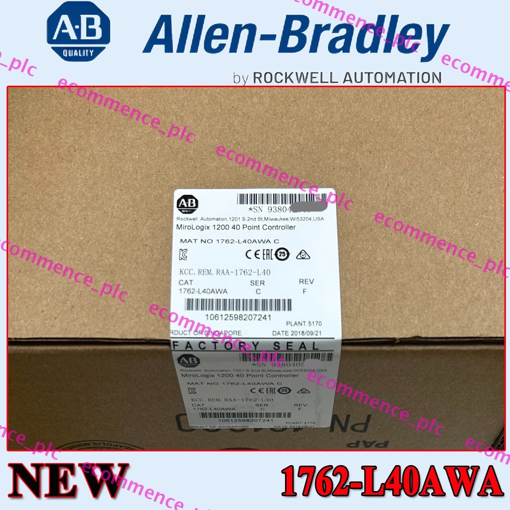 1762-L40AWA 1PC NEW NEW PLC 1762L40AWA MicroLogix 1200 40 Piont Controller