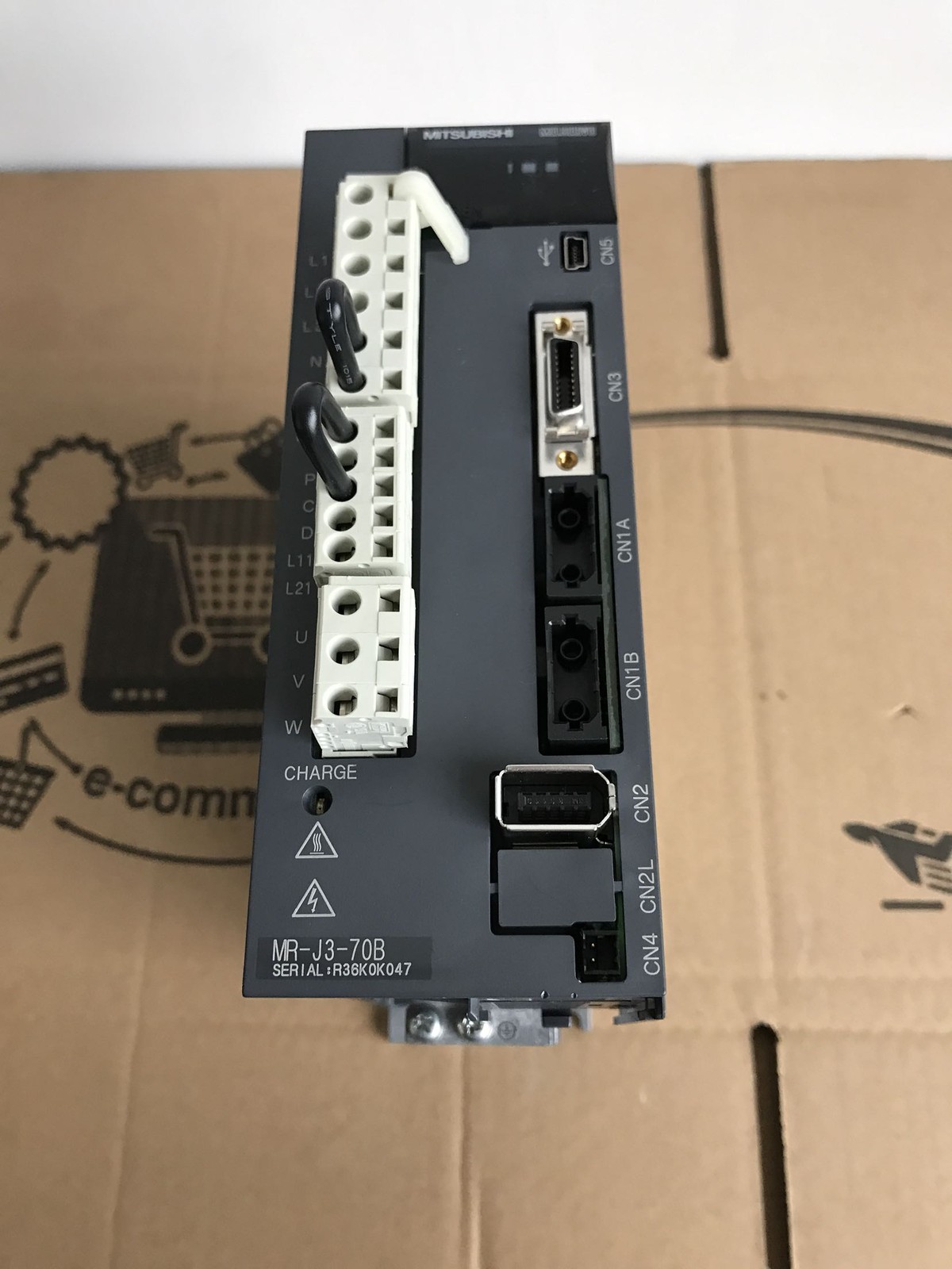 1PC USED MITSUBISHI servo drive MR-J3-70B in good condition