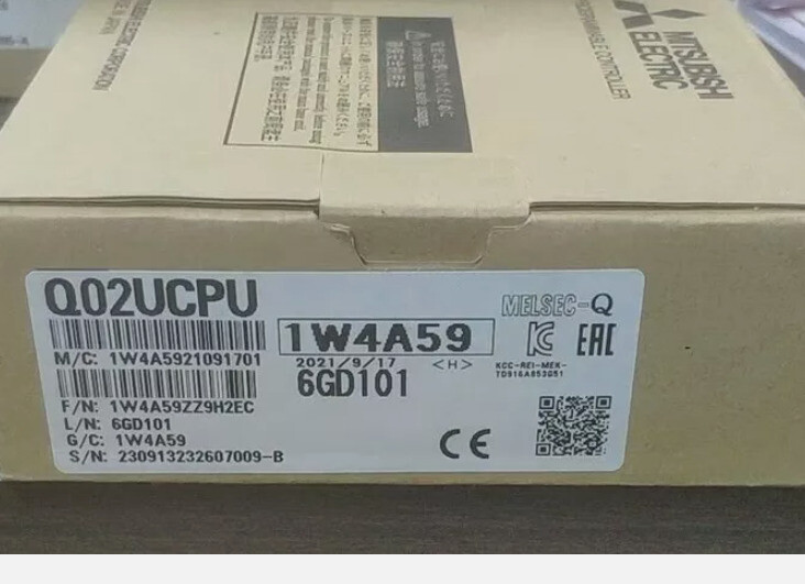 Q02UCPU 1PCS NEW MITSUBISHI PLC MODULE Q02UCPU