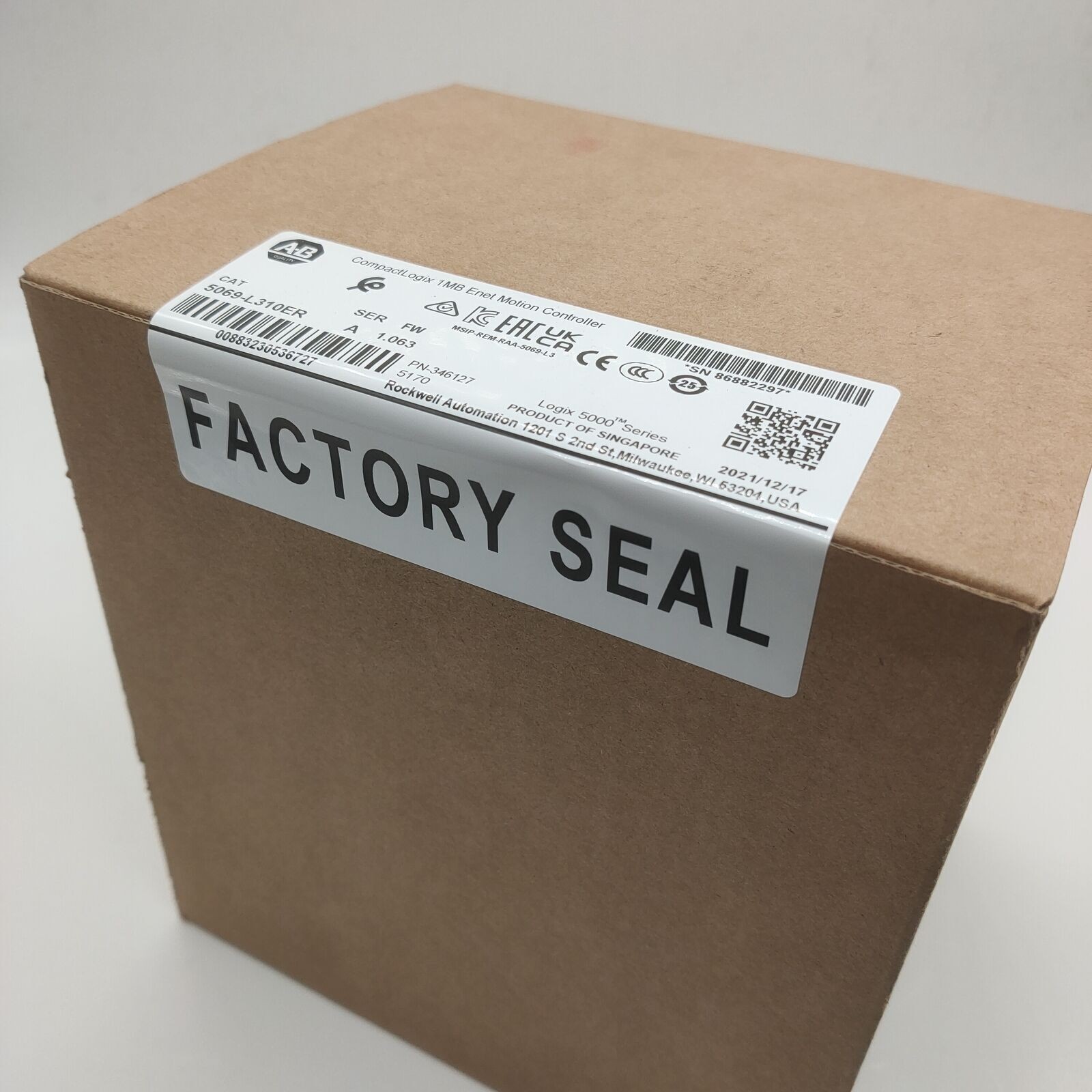 5069-L310ER Series A CompactLogix 5380 1MB Enet Motion Controller New Sealed DHL
